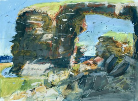 Sea Arch and House Martins