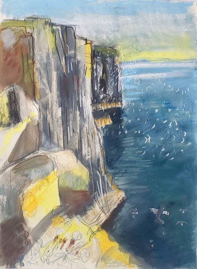 Flocking Kittiwakes